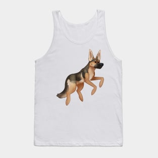 Cozy German Shepherd Tank Top